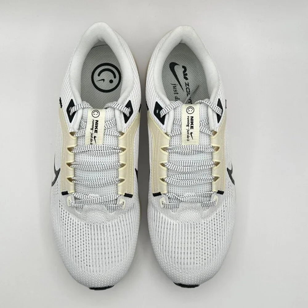 Women's Nike Air Zoom Pegasus 40 White Coconut Milk Sail Black Running Size 11 - Picture 6 of 12